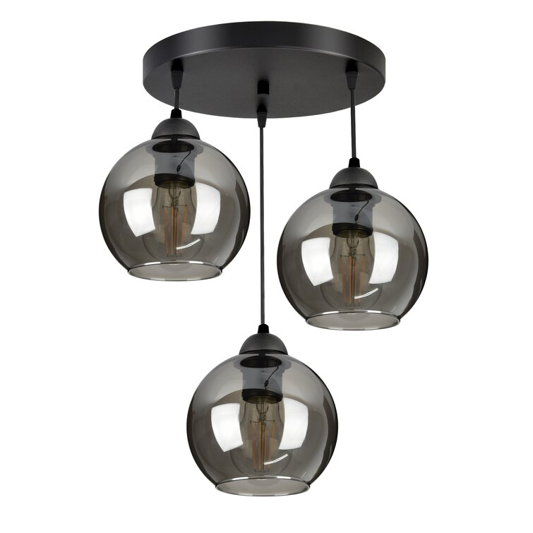 ScanMod Design Cluster Pendelleuchten Set 3 Flammig Cragmont